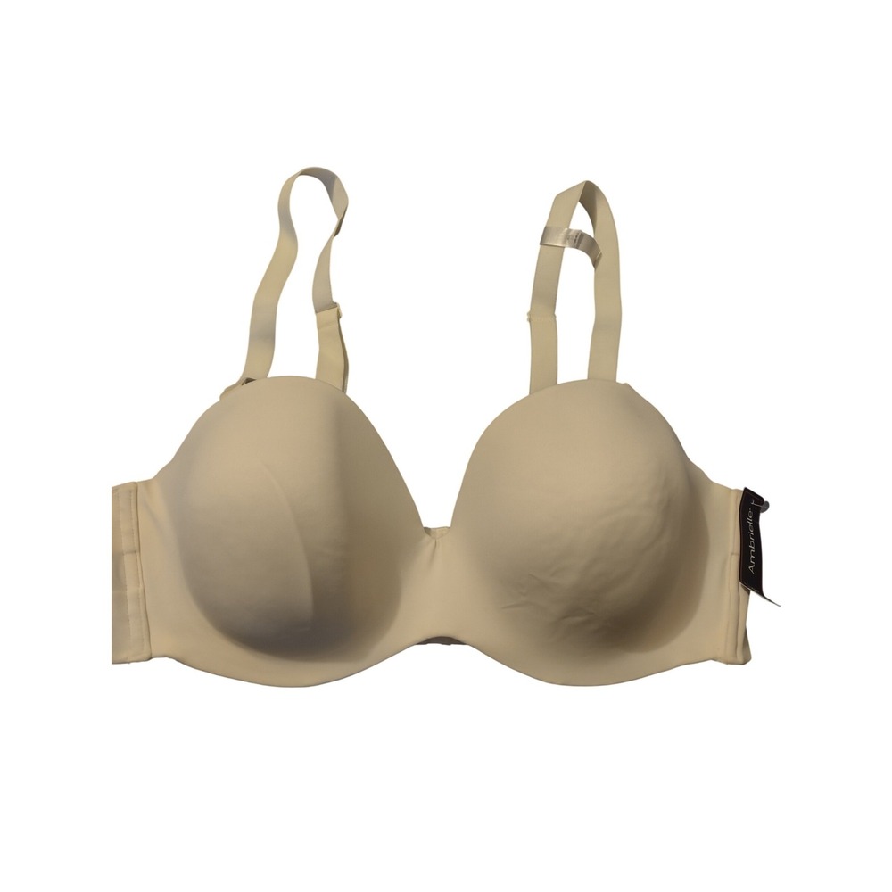 Ambrielle‎ Multiway Strapless Bra Ivory 42C Silicone Stay-Put 5-Way 76238-5 NEW